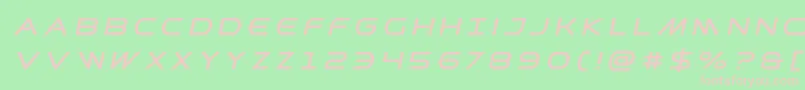 Prometheantitleital Font – Pink Fonts on Green Background