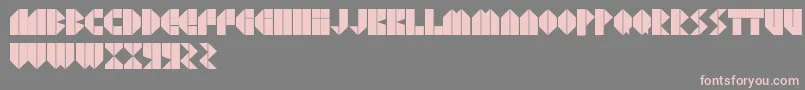 AgressivRegular Font – Pink Fonts on Gray Background