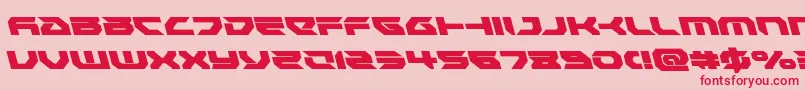 Royalsamuraileft Font – Red Fonts on Pink Background