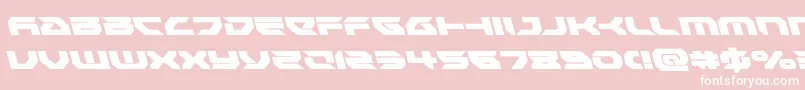 Royalsamuraileft Font – White Fonts on Pink Background