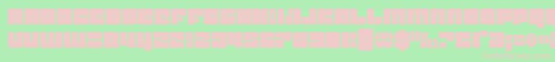 Starnurserycond Font – Pink Fonts on Green Background