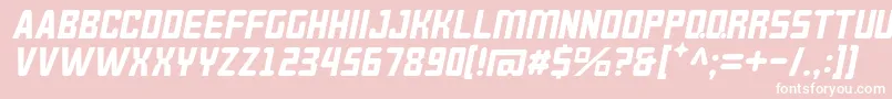 BrokerenMiring Font – White Fonts on Pink Background