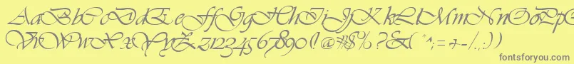 More about Hanford Font Hanford Font – Gray Fonts on Yellow Background