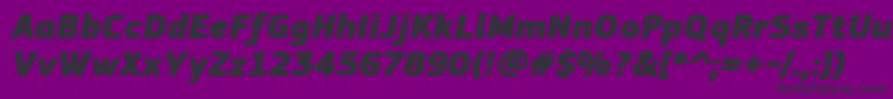 fuente PfsquaresansproExtrablackitalic – Fuentes Negras Sobre Fondo Morado