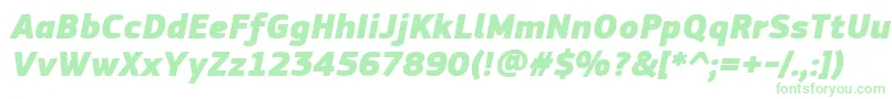 Fonte PfsquaresansproExtrablackitalic – fontes verdes