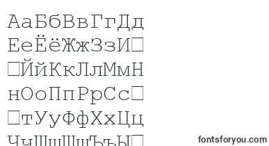CourierNewCyr font – russian Fonts