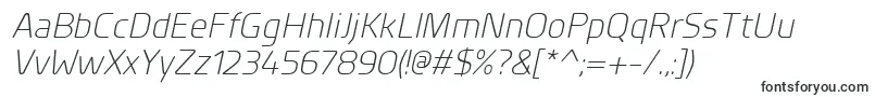 PlanerLightitalic Font – American Fonts