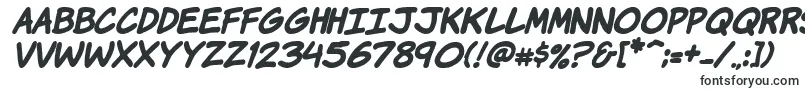 KomikaHandBoldItalic-fontti – iPhone-fontit