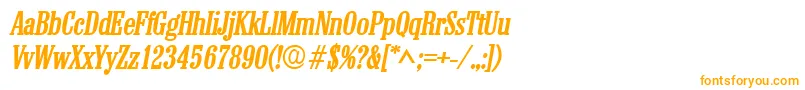 ColonelBoldItalic Font – Orange Fonts