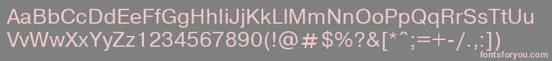 Nthvo Font – Pink Fonts on Gray Background