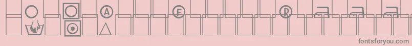 fuente Labels – Fuentes Grises Sobre Fondo Rosa