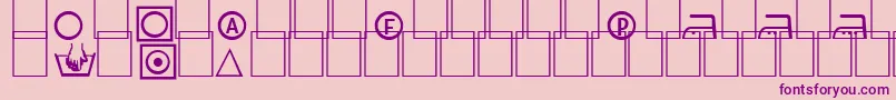 Lisätietoja Labels-fontista Labels-fontti – violetit fontit vaaleanpunaisella taustalla