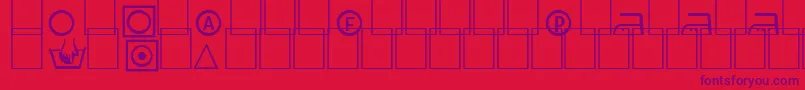Подробнее о шрифте Labels Шрифт Labels – фиолетовые шрифты на красном фоне