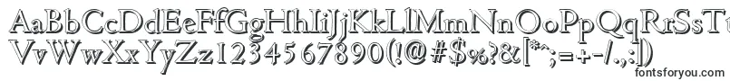 CambridgeshadowLightRegular Font – Vintage Fonts