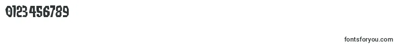 Hitchblockexpand Font – Fonts for Numbers and Digits