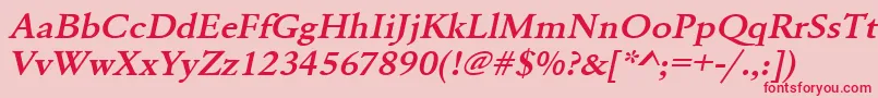 En savoir plus sur la police UrwgaramondtdemextwidOblique Police UrwgaramondtdemextwidOblique – polices rouges sur fond rose