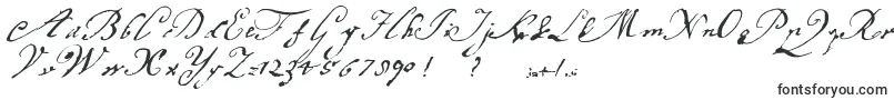 Margaretha-Schriftart – Menü-Schriften