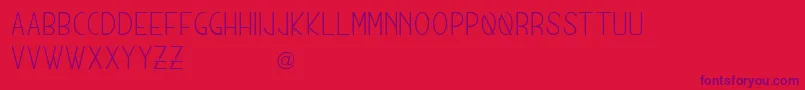 MunichSans Font – Purple Fonts on Red Background