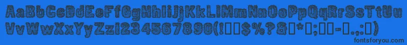 CfetoffedupayspersonalReg-fontti – mustat fontit sinisellä taustalla