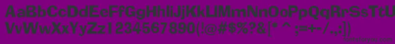 StAdLibRegular Font – Black Fonts on Purple Background