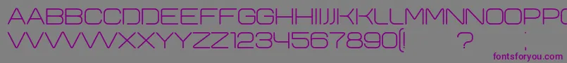 Шрифт Yeysk – фиолетовые шрифты на сером фоне