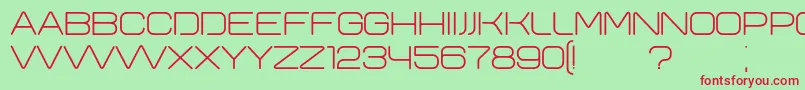 Yeysk Font – Red Fonts on Green Background