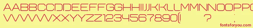 Yeysk Font – Red Fonts on Yellow Background