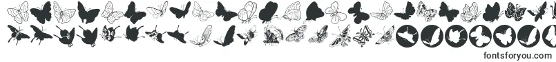 Czcionka Butterfly – czcionki Helvetica