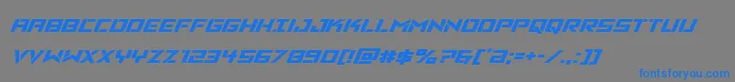 More about Vikingsquadexpandital Font Vikingsquadexpandital Font – Blue Fonts on Gray Background