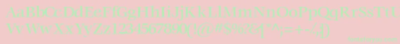 Voracemediumssk Font – Green Fonts on Pink Background