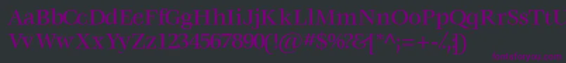 Voracemediumssk Font – Purple Fonts on Black Background