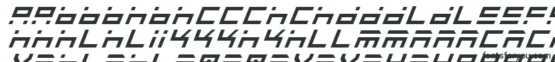 フォントRocketTypeItalic – ズールー文字