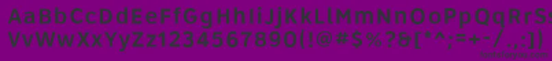 Roadgeek2005Series5wr Font – Black Fonts on Purple Background