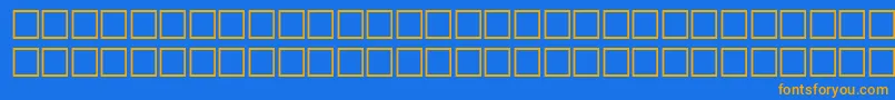 Wpdv09n Font – Orange Fonts on Blue Background