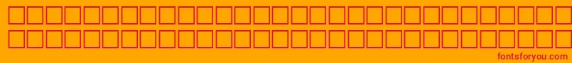 Wpdv09n Font – Red Fonts on Orange Background