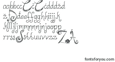 DjbHappilyEverAfter font – bosnian Fonts