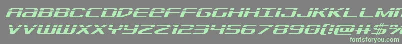 Sdflaserital Font – Green Fonts on Gray Background