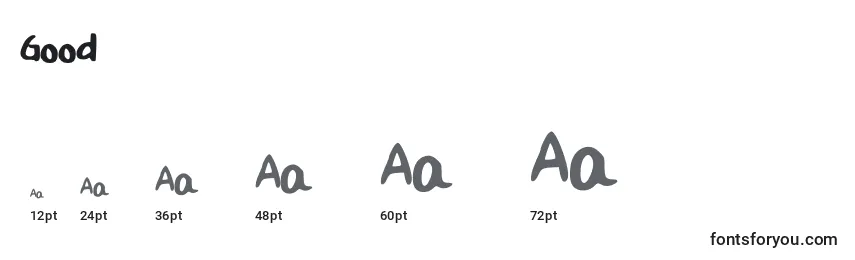 Good Font Sizes