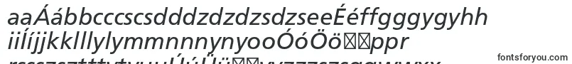 Шрифт FrutigerltstdItalic – венгерские шрифты