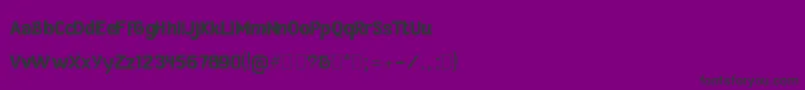 VerdeSansNeuePersonalUseBJuanCasco Font – Black Fonts on Purple Background