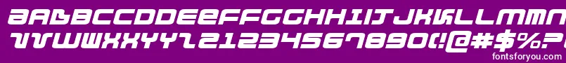 Direktorei Font – White Fonts on Purple Background