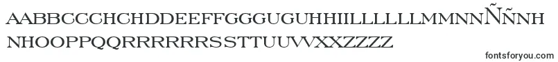 EngraversRomanBt-Schriftart – galizische Schriften