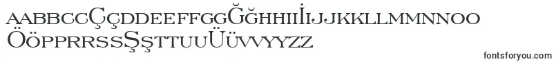 EngraversRomanBt-fontti – turkkilaisten fontit