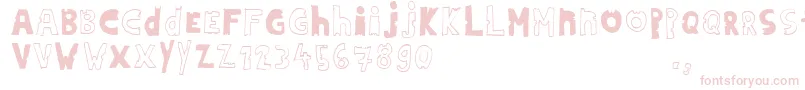 Hdontrial-fontti – vaaleanpunaiset fontit