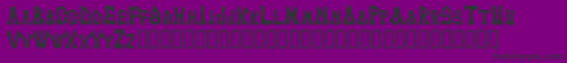 Markedfool Font – Black Fonts on Purple Background