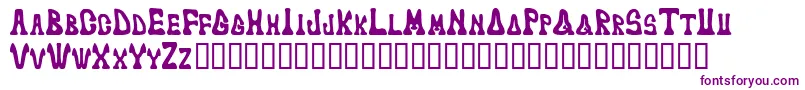 Markedfool Font – Purple Fonts on White Background