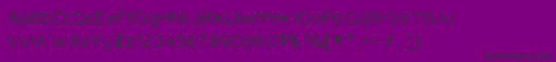 20thcenturygaunt Font – Black Fonts on Purple Background