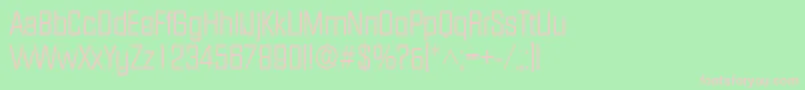 Facetlight Font – Pink Fonts on Green Background