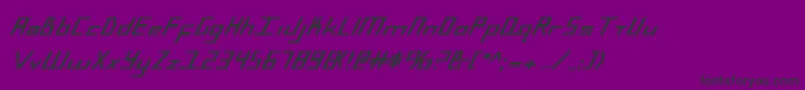 Bluejulyeb Font – Black Fonts on Purple Background