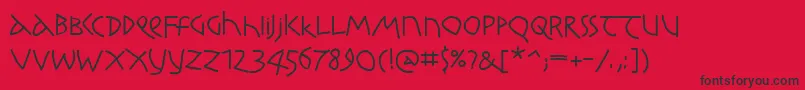 Más sobre la fuente Kochrootsroundbold fuente Kochrootsroundbold – Fuentes Negras Sobre Fondo Rojo
